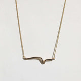 Necklace 14k Gold NYC fine jewelry brooklyn NY New York jeweler sustainable ethical greenpoint engagement