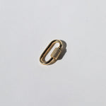 Rope Carabiner 14k yellow gold 