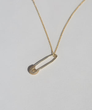 Diamond studded safety pin