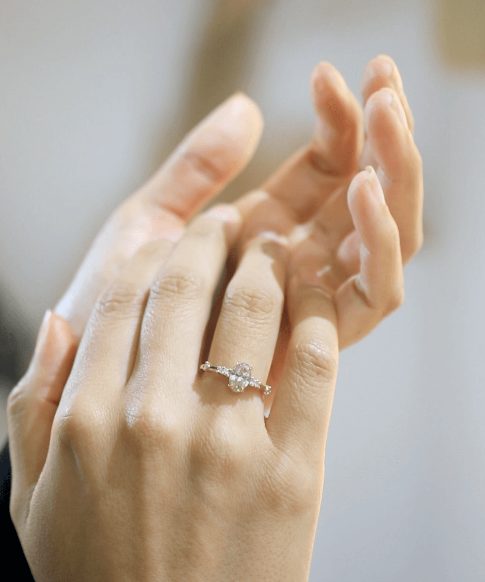 cognac Diamond Ring yellow gold Brooklyn New York