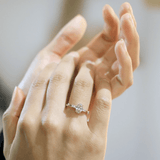 cognac Diamond Ring yellow gold Brooklyn New York