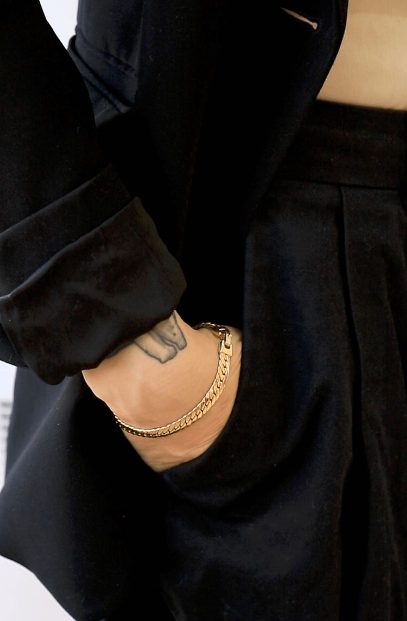 14k yellow gold link bracelet fine jewelry Brooklyn NY Brooklyn necklace NYC fine jewelry brooklyn NY New York jeweler sustainable ethical greenpoint engagement