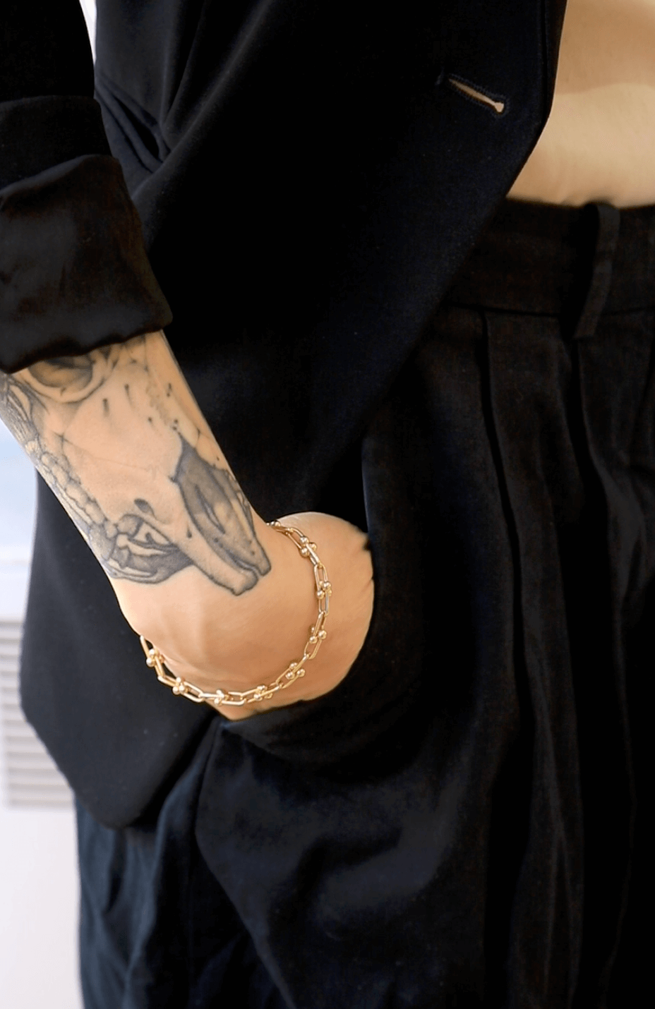 Bracelet 14k gold NYC fine jewelry brooklyn NY New York jeweler sustainable ethical greenpoint engagement