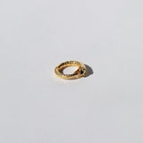 14k yellow gold  snake pendant carabiner Brooklyn New York 