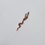 14k rose gold sapphire snake pendant Brooklyn New York 