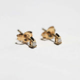 Tiny Pear Diamond Stud
