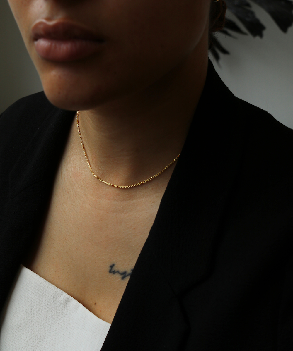 Tiny Rope Chain Tiny Rope Chain Necklace – Macha Studio