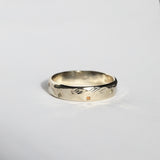 Tundra Band with Random Multi Colored Diamonds