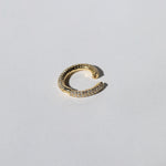 white diamond carabiner 14k yellow gold Brooklyn New York 