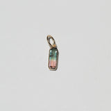 Color-Blocked Tourmaline Pendant (Medium)