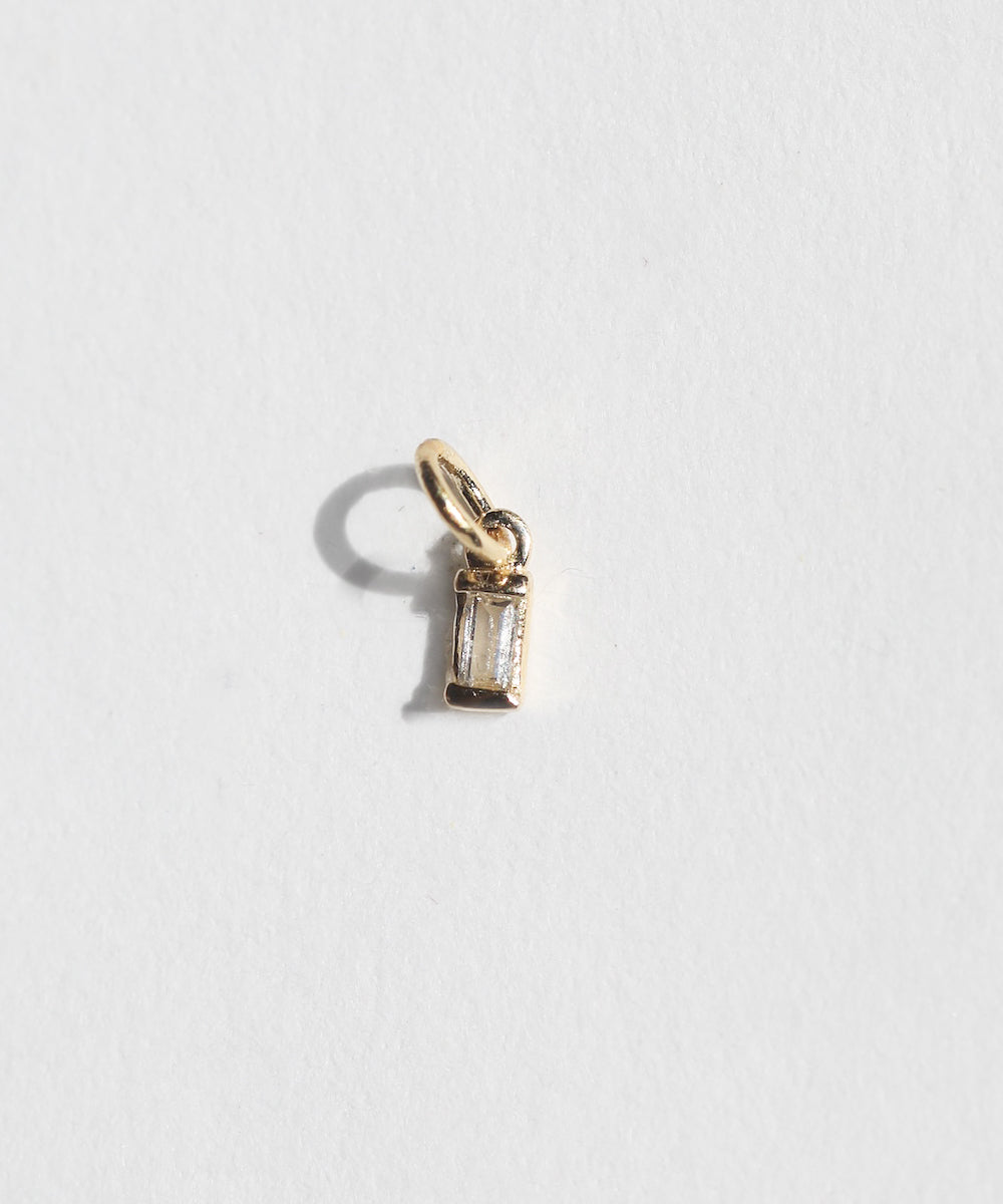 Tiny Birthstone Baguette
