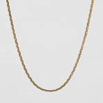 vintage 14k yellow gold chain necklace New York City greenpoint Brooklyn one of a kind unique Macha Studio 11222
