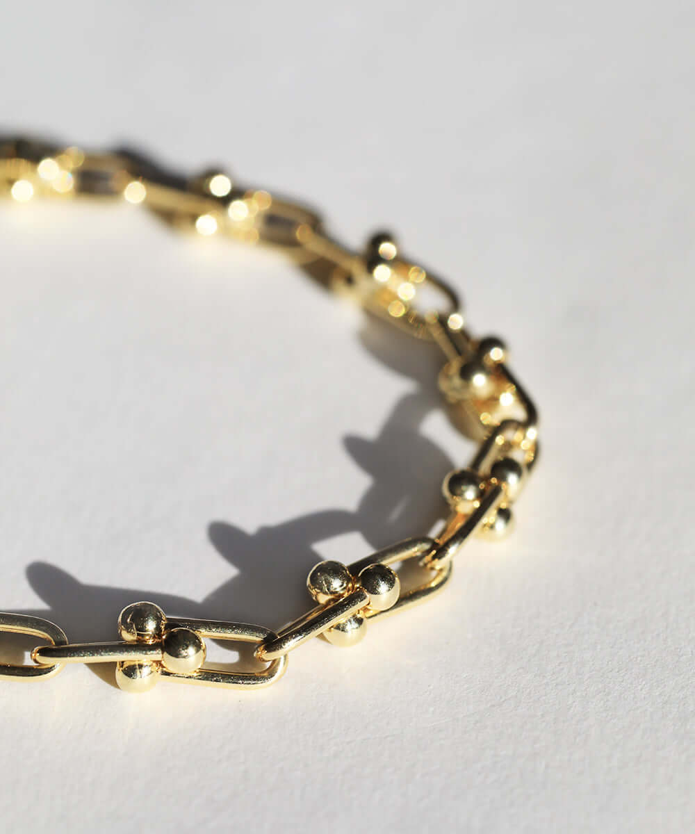 Bracelet 14k gold NYC fine jewelry brooklyn NY New York jeweler sustainable ethical greenpoint engagement