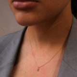 Tiny Birthstone Baguette