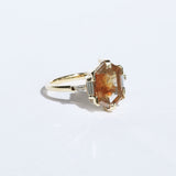 Lara Copper Diamond Ring
