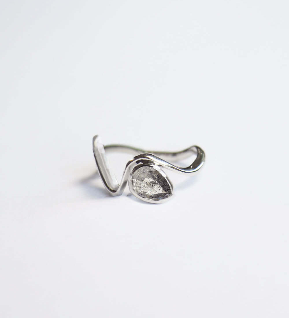 Custom diamond 14k gold Ring NYC Brooklyn necklace NYC fine jewelry brooklyn NY New York jeweler sustainable ethical greenpoint engagement Earrings