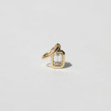Emerald Cut Diamond Bezel Pendant