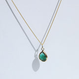 Raw Emerald Freeform Pendants 1ct