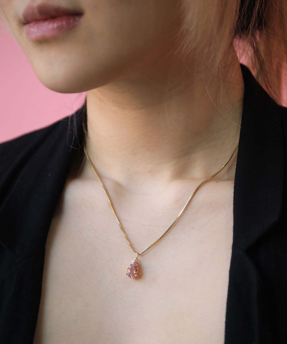 14k yellow gold foxtail chain necklace macha studio brooklyn new york