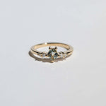 Sapphire diamonds 14k yellow gold Brooklyn New York 11222