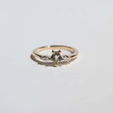 Sapphire diamonds 14k yellow gold Brooklyn New York 11222