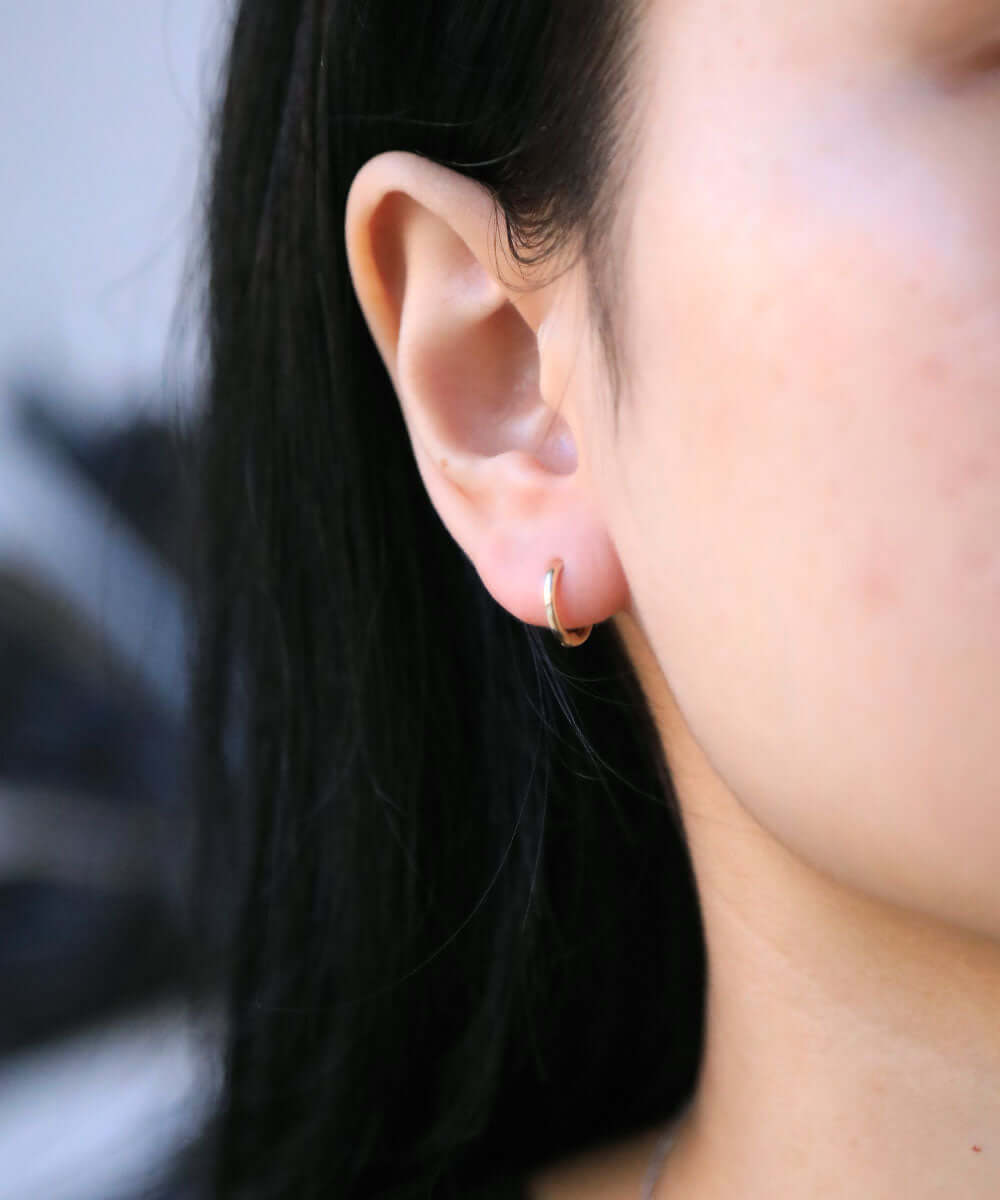 14k yellow hoops Brooklyn New York  11222