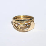 Diamond 14k yellow gold, wedding band, ring , Brooklyn New York 