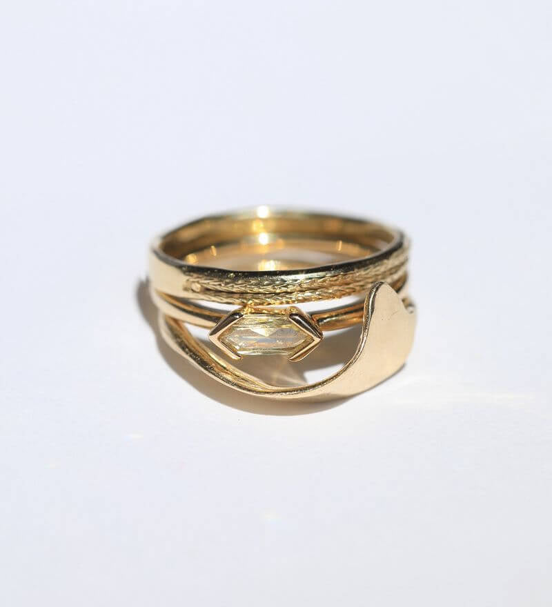Diamond 14k yellow gold, wedding band, ring , Brooklyn New York 