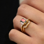 diamond nesting ring 14k yellow gold Brooklyn New York 11222