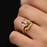 diamond nesting ring 14k yellow gold Brooklyn New York 11222