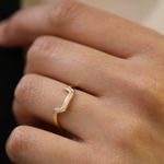 diamond nesting ring 14k yellow gold Brooklyn New York 11222