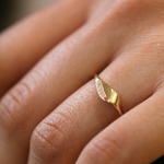 white diamond wedding band  14k yellow gold Brooklyn New York 11222