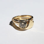 Gold Rings, Salt and pepper Diamonds Band Brooklyn New York 11222 