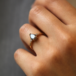salt & pepper diamond engagement rings, wedding band 