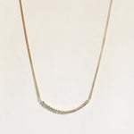 Diamond Necklace 14k Gold NYC fine jewelry brooklyn NY New York jeweler sustainable ethical greenpoint engagement