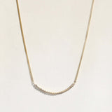 Diamond Necklace 14k Gold NYC fine jewelry brooklyn NY New York jeweler sustainable ethical greenpoint engagement