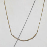 Diamond Necklace 14k Gold NYC fine jewelry brooklyn NY New York jeweler sustainable ethical greenpoint engagement