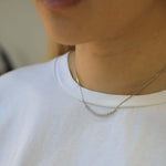 Diamond  14k Yellow Gold Necklace NYC fine jewelry brooklyn NY New York jeweler sustainable ethical greenpoint engagement