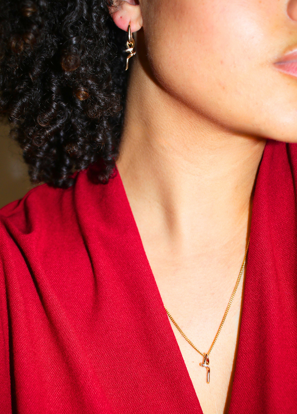 Dakota Diamond Knot Earrings