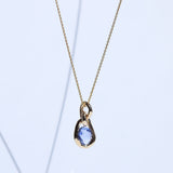 Blue Sapphire Madeira Knot Necklace