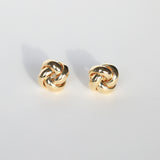Knot Stud Earrings Large