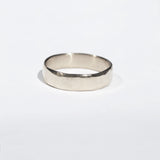 Handcrafted Hoop (Lightweight) in White Gold