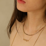 Love Link Necklace Gold