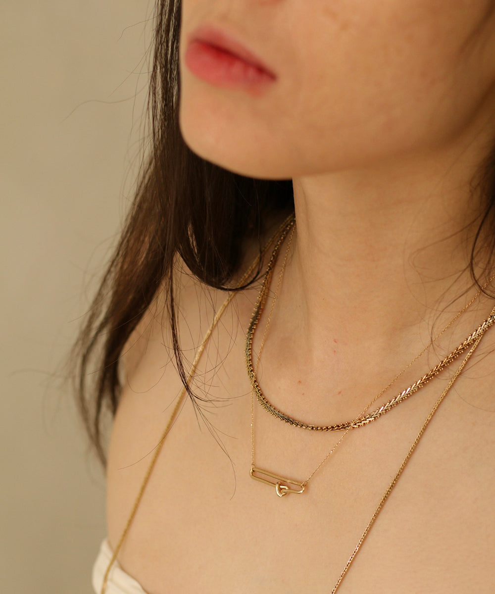Love Link Necklace Gold