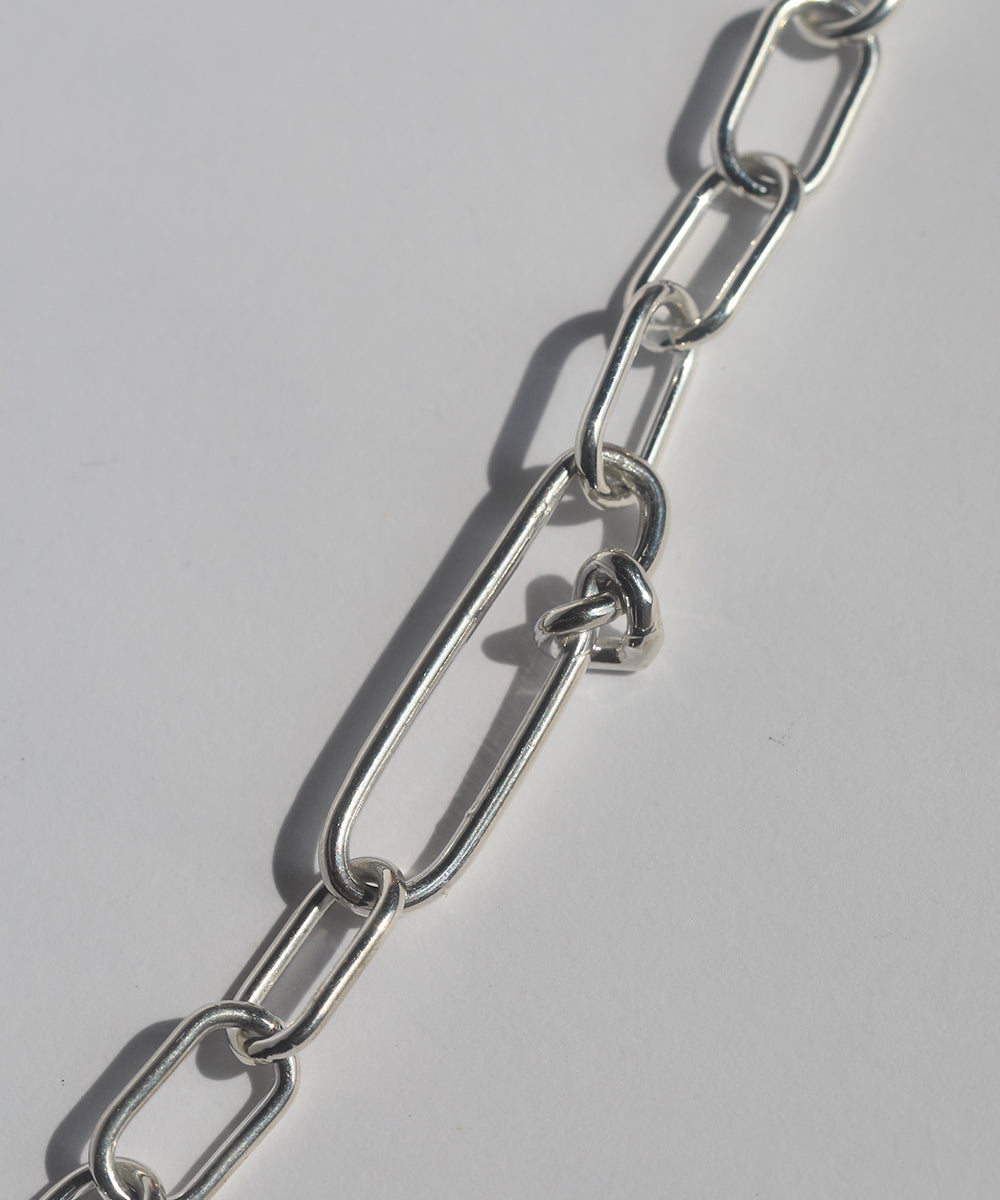 Lightweight Love Link Necklace Silver