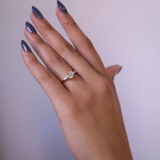 Mila II White Diamond Ring