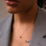 Monica II White Diamond Pendant (large)