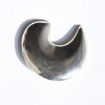 vintage mexican sterling silver 925 moon crest pendant necklace Brooklyn New York City 11222 sculptural brooch or lapel pin for weddings, crafted in sterling silver by Macha Studio, Greenpoint, Brooklyn NYC