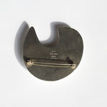 vintage mexican sterling silver 925 moon crest pendant necklace Brooklyn New York City 11222