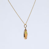 Crystal Fire Opal Freeform Pendants